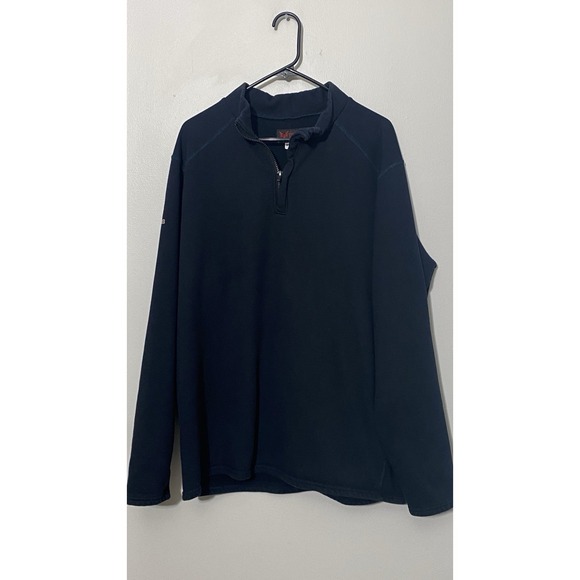 Drifire Other - Drifire FR Pullover Mens XL 1/4 Zip Mock Neck Navy Blue CAT2/2112 Made in USA